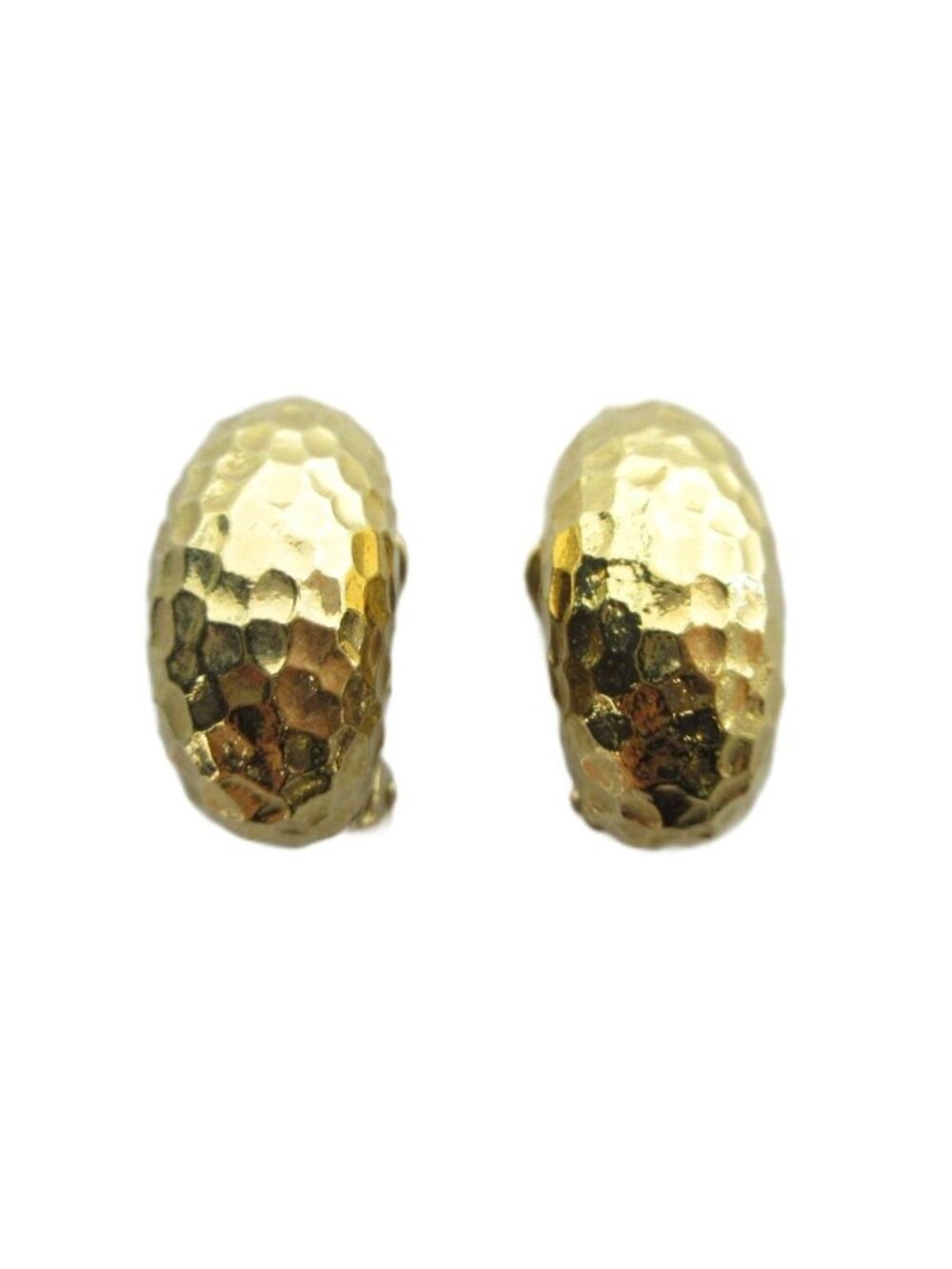 Dior Earrings Clip on Logo Gold
